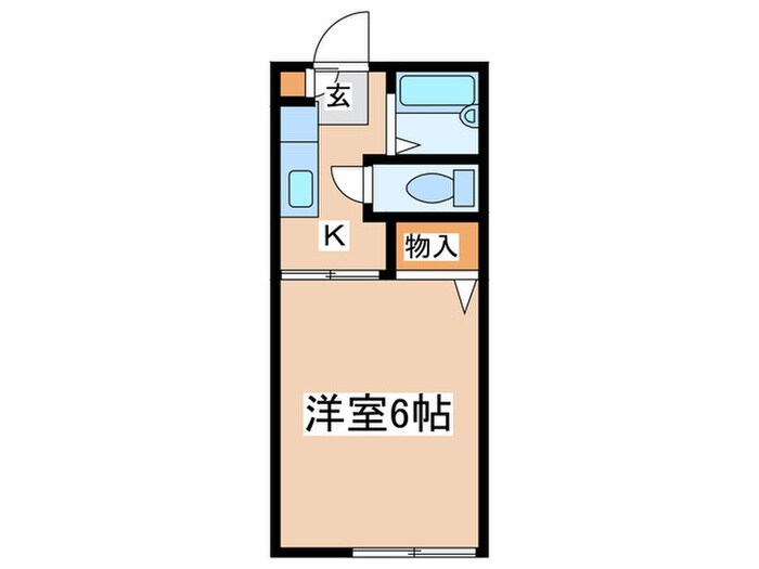 クレール玉川学園Ａ棟の物件間取画像