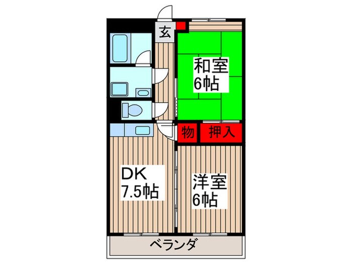 物件間取画像