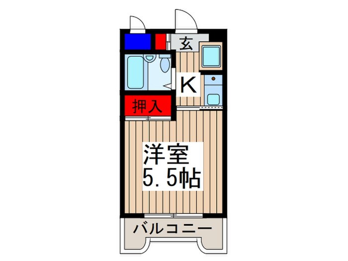 エクセルアサヒの物件間取画像