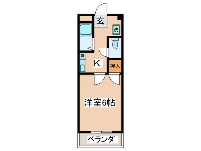 ヒルサイドフォ－ラム　１の物件間取画像