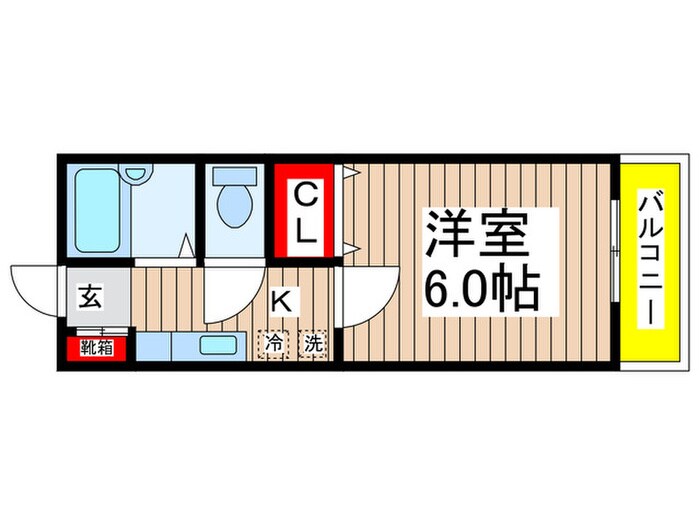 タケハイム船橋の物件間取画像