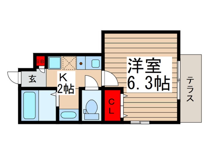 萌木庵の物件間取画像