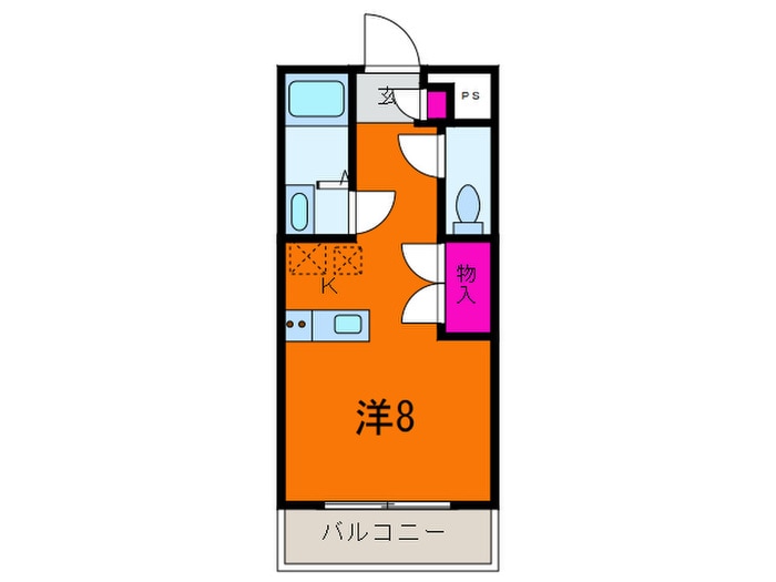 カーサフジタの物件間取画像