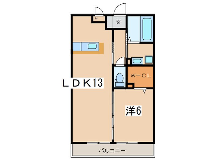 マグノリア湘南台の物件間取画像