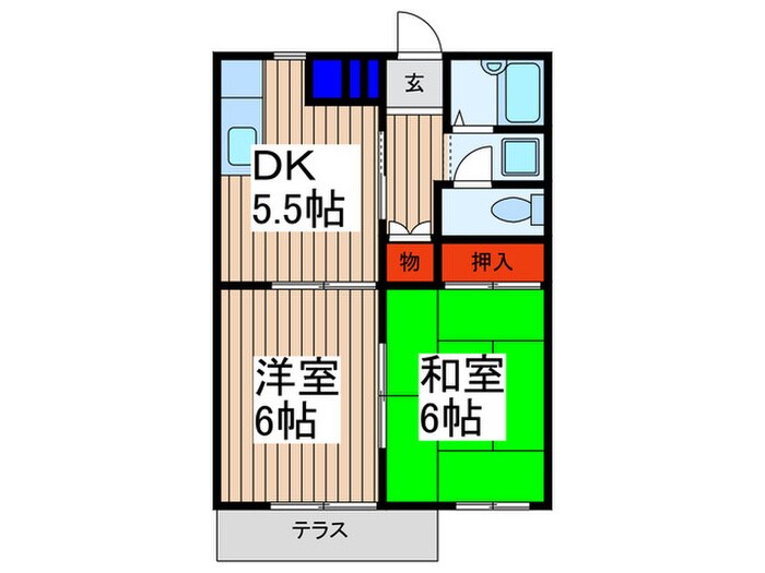 物件間取画像