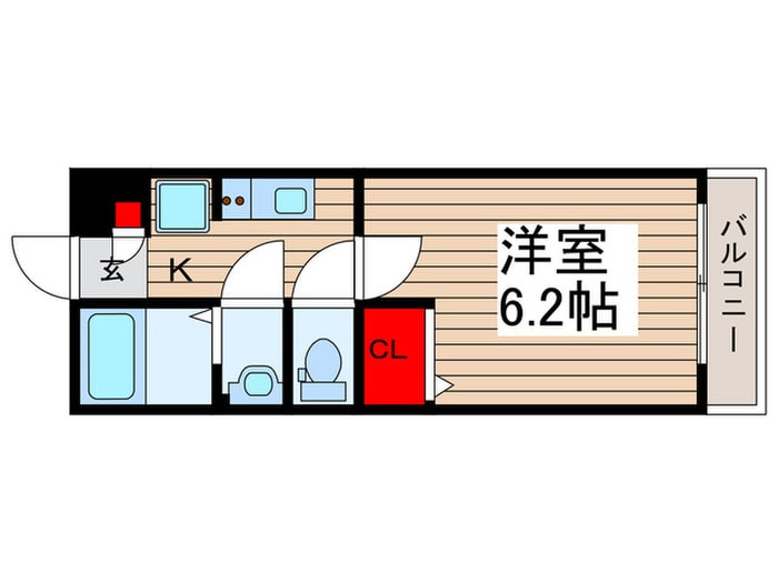 リブリ・クレール江北の物件間取画像