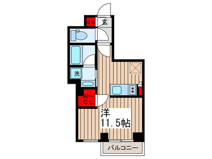 ザ・パークハビオ中野新橋の物件間取画像