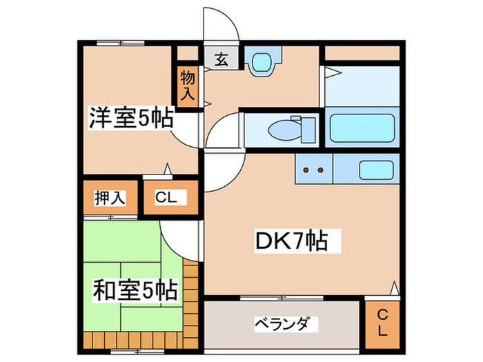 コーポベスト万願寺の物件間取画像