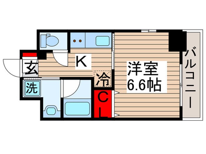 ラグゼナ北千住の物件間取画像