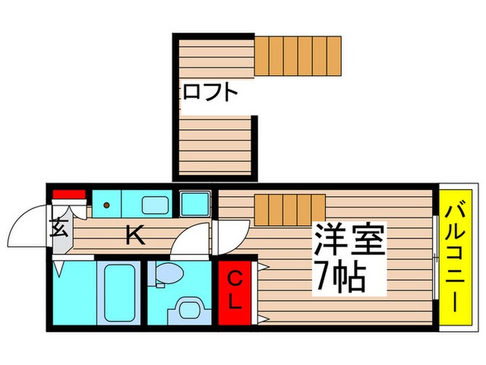 メゾン朋泉五反野の物件間取画像