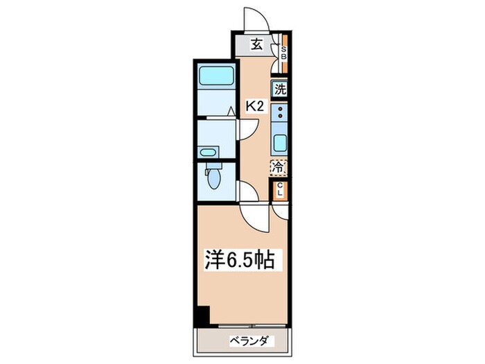 ＫＤＸレジデンス天王町の物件間取画像