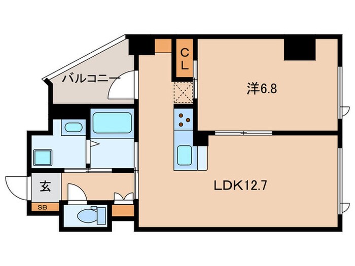 ウテナ西麻布の物件間取画像