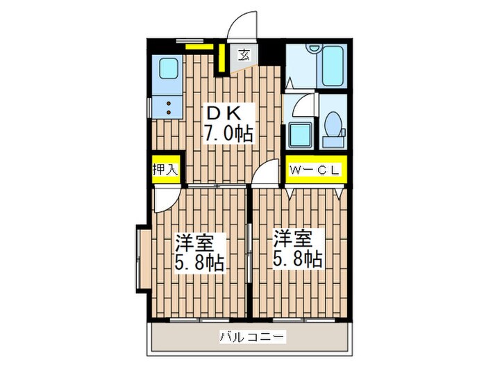 物件間取画像