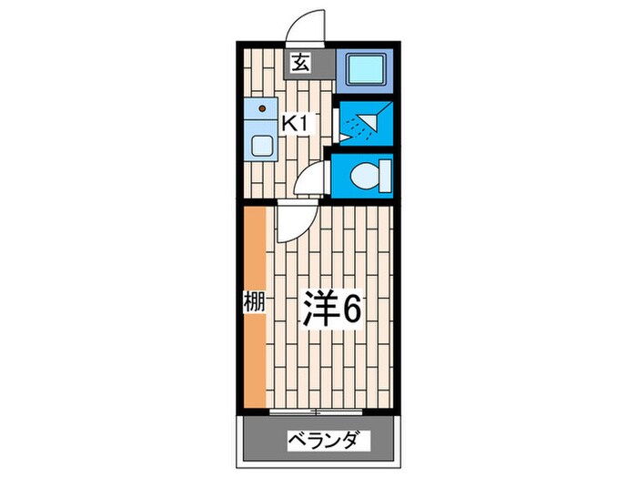 シャトール田口戸塚Ⅰ棟の物件間取画像