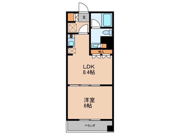 コンフォリア大山の物件間取画像