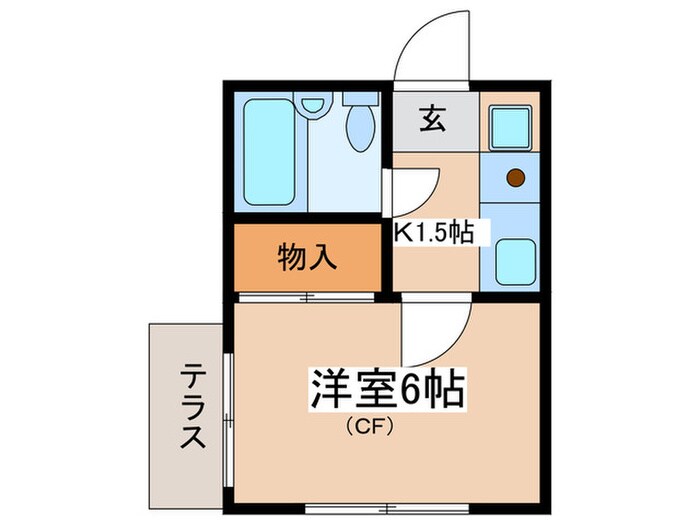 ベルメゾン秦野の物件間取画像