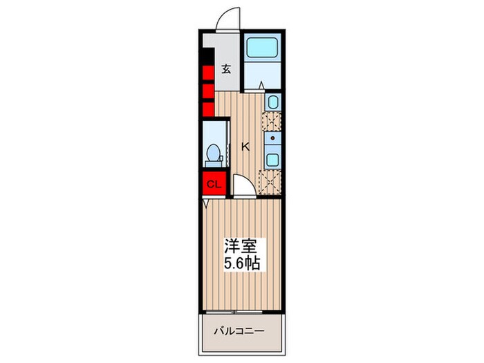 MELDIA八広Vの物件間取画像