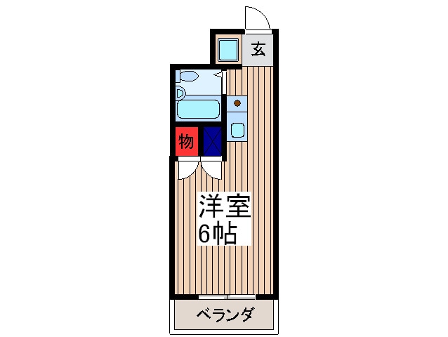 クレ－ルＮの物件間取画像