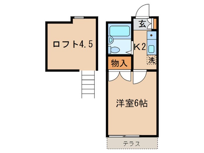 アルテせきの物件間取画像