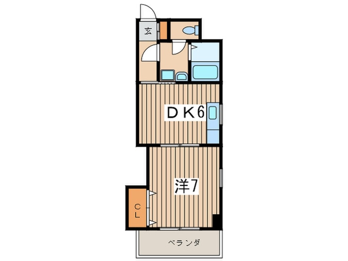 さちが丘佐藤ビルの物件間取画像