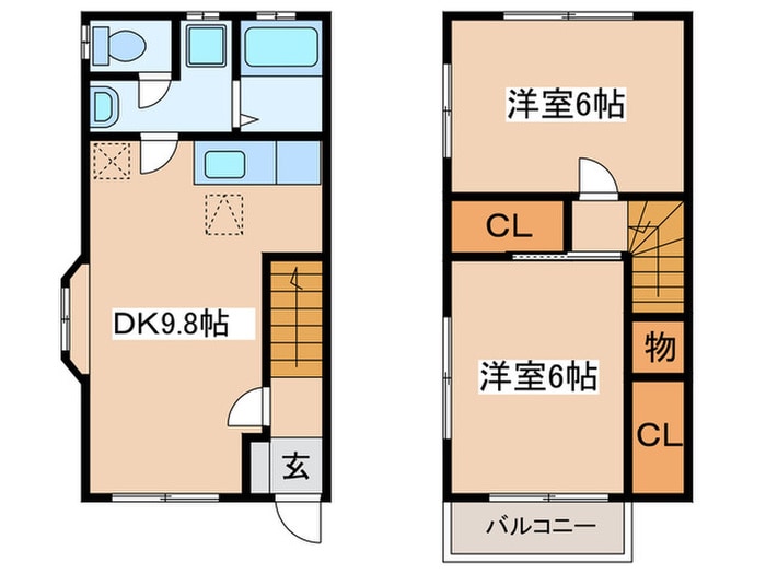 オレンジフィ－ルドの物件間取画像