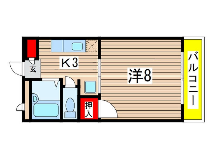 カーサビィオラの物件間取画像