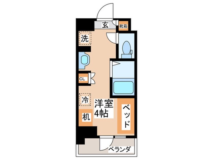 ｷｬﾝﾊﾟｽｳﾞｨﾚｯｼﾞ多摩ｾﾝﾀｰの物件間取画像