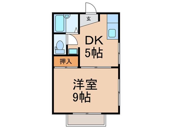 サマックス三園E棟の物件間取画像