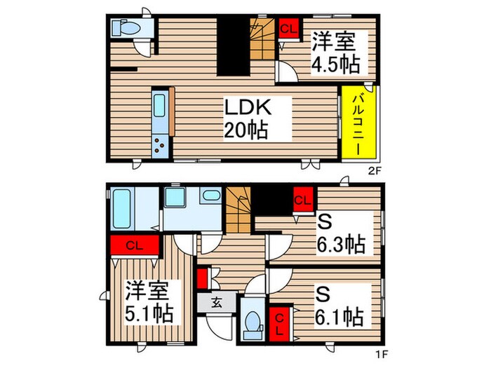 Kolet八千代大和田＃04の物件間取画像