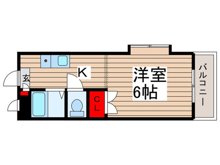 エステートピア西都賀の物件間取画像