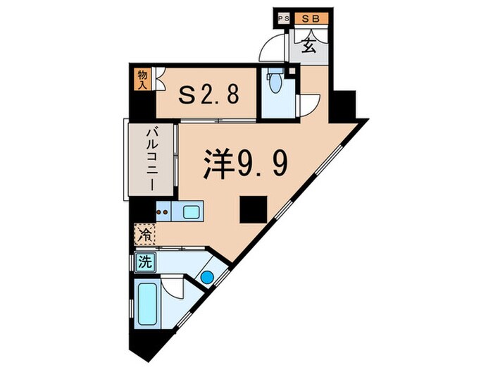 北参道スタイルの物件間取画像