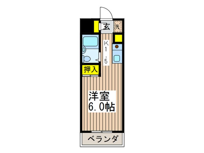 コーポリカ　３の物件間取画像