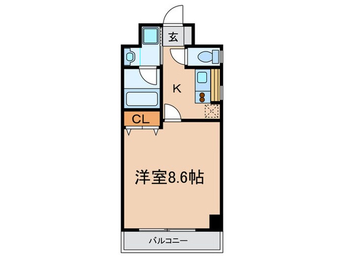 ヴァンク－ルの物件間取画像
