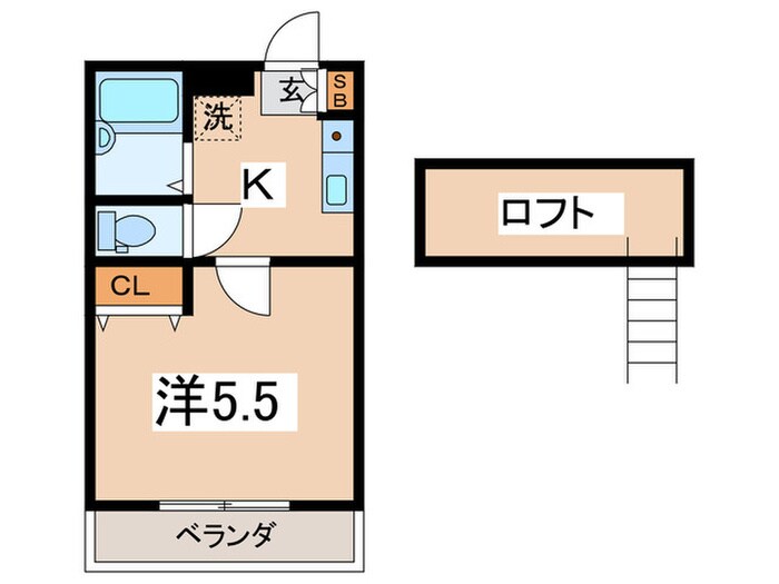 プランドール白楽の物件間取画像