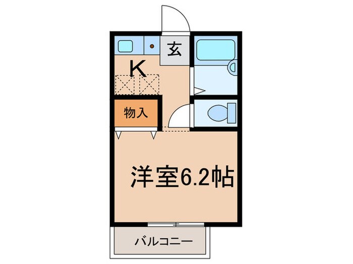 ゼピュロス東伏見の物件間取画像