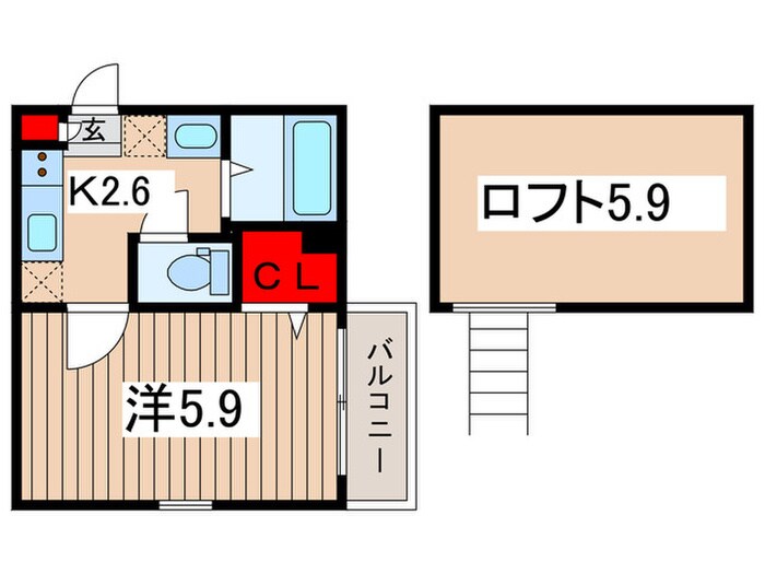 プリムス大宮の物件間取画像