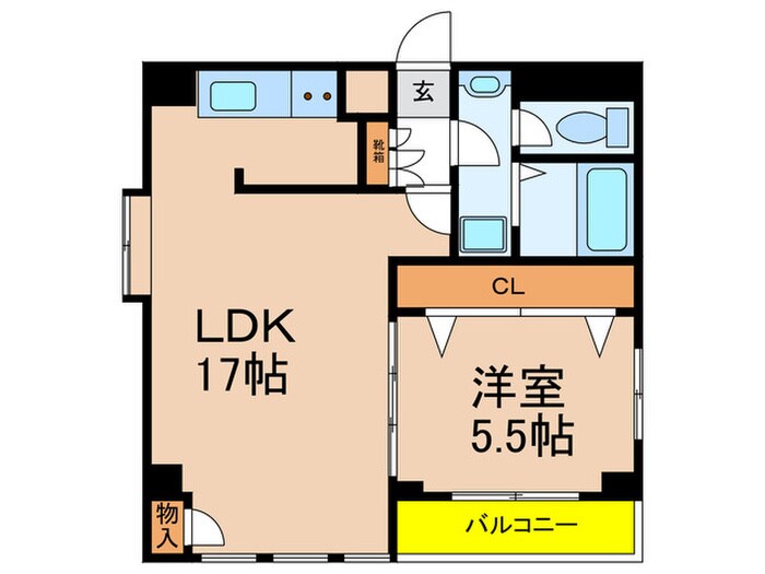 ドエル三田の物件間取画像