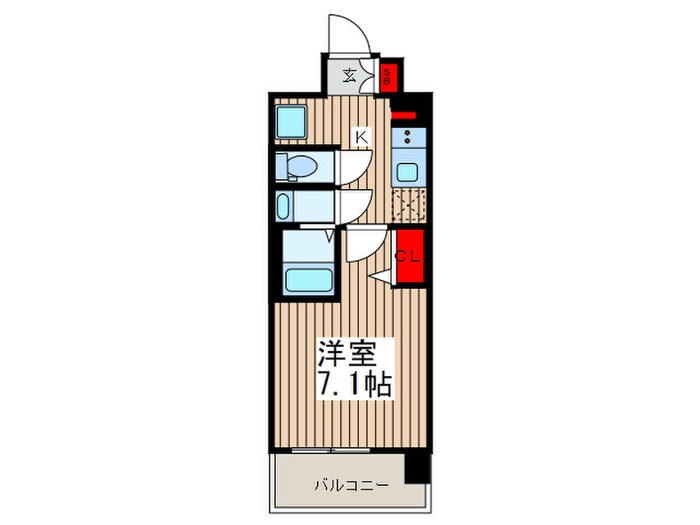 プレサンス・ジェネ浅草ＷＥＳＴの物件間取画像