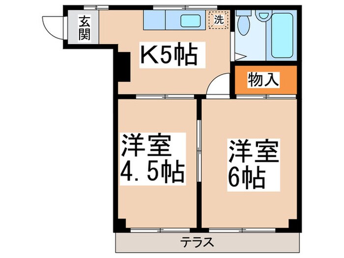 池田マンションの物件間取画像