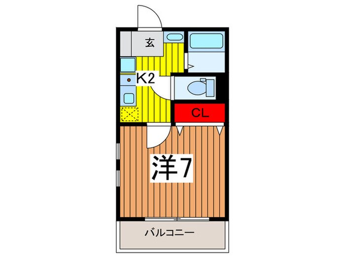 ｆ‐ｃｕｂｅⅡの物件間取画像