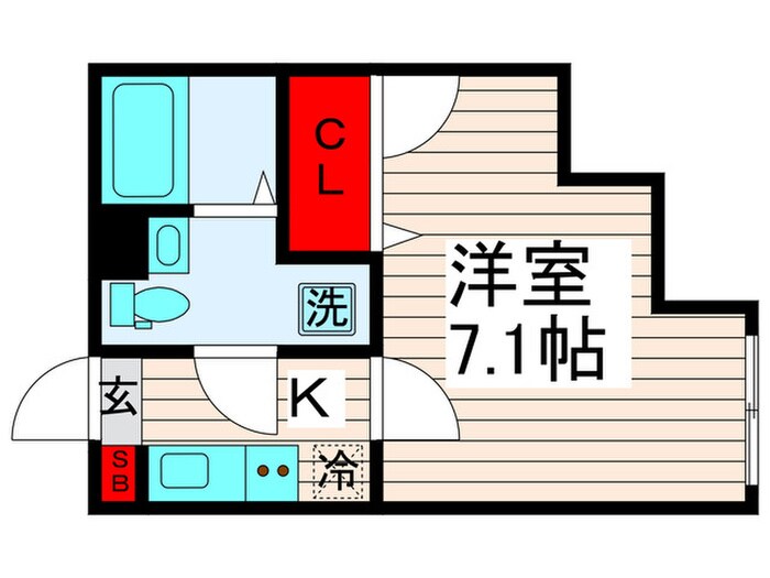 ピュイ西新井の物件間取画像