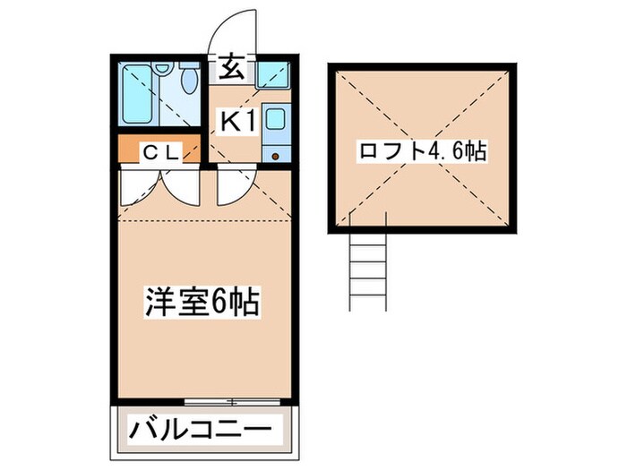 ラ・カメラ枡形の物件間取画像