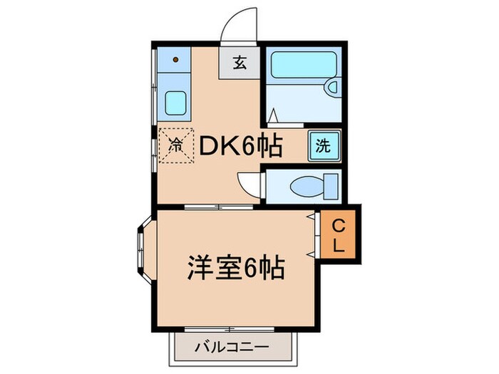 ハイツやよいの物件間取画像