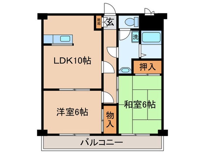 フルーリッシュ野川の物件間取画像