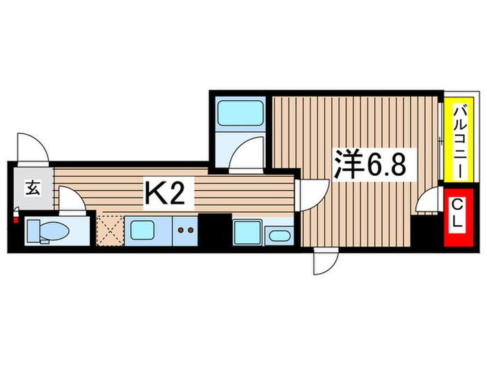 デュオメゾン菊川の物件間取画像