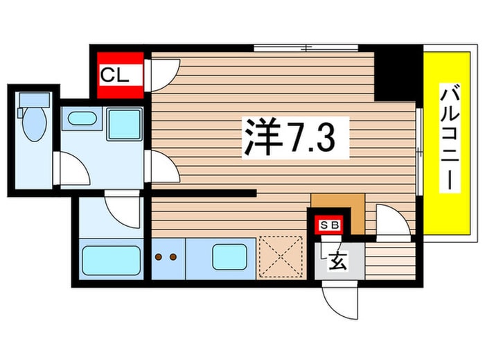 デュオメゾン菊川の物件間取画像