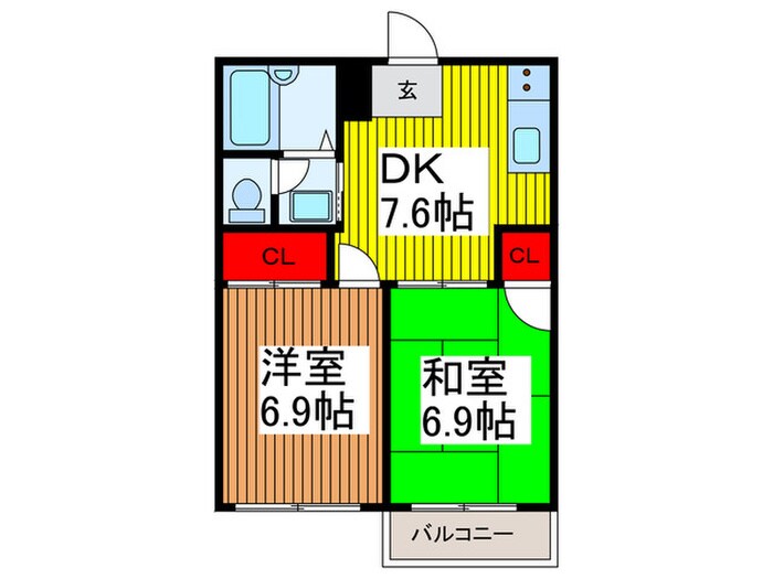 物件間取画像