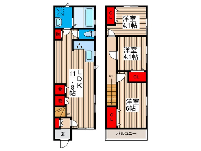 グランソフィア早稲田Ⅲの物件間取画像
