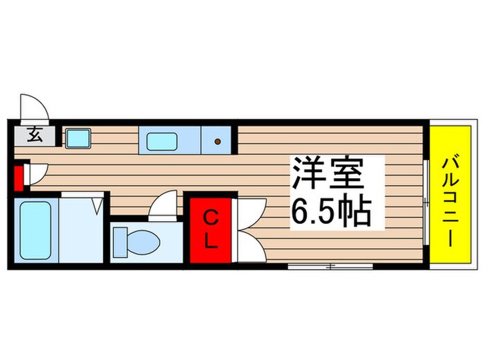 ベルメゾン勝田台Ⅱの物件間取画像