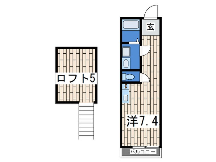 Ｇｏｌｄ　Ｌａｇｏｏｎ　Ⅱ　　の物件間取画像